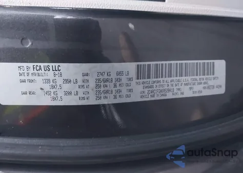 2019 Chrysler Pacifica Touring Plus z USA, uszkodzony, nr VIN 2C4RC1FGXKR528419